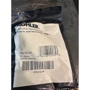 Kohler 78172-VF Stopper Assembly Polished Brass Genuine Service Part